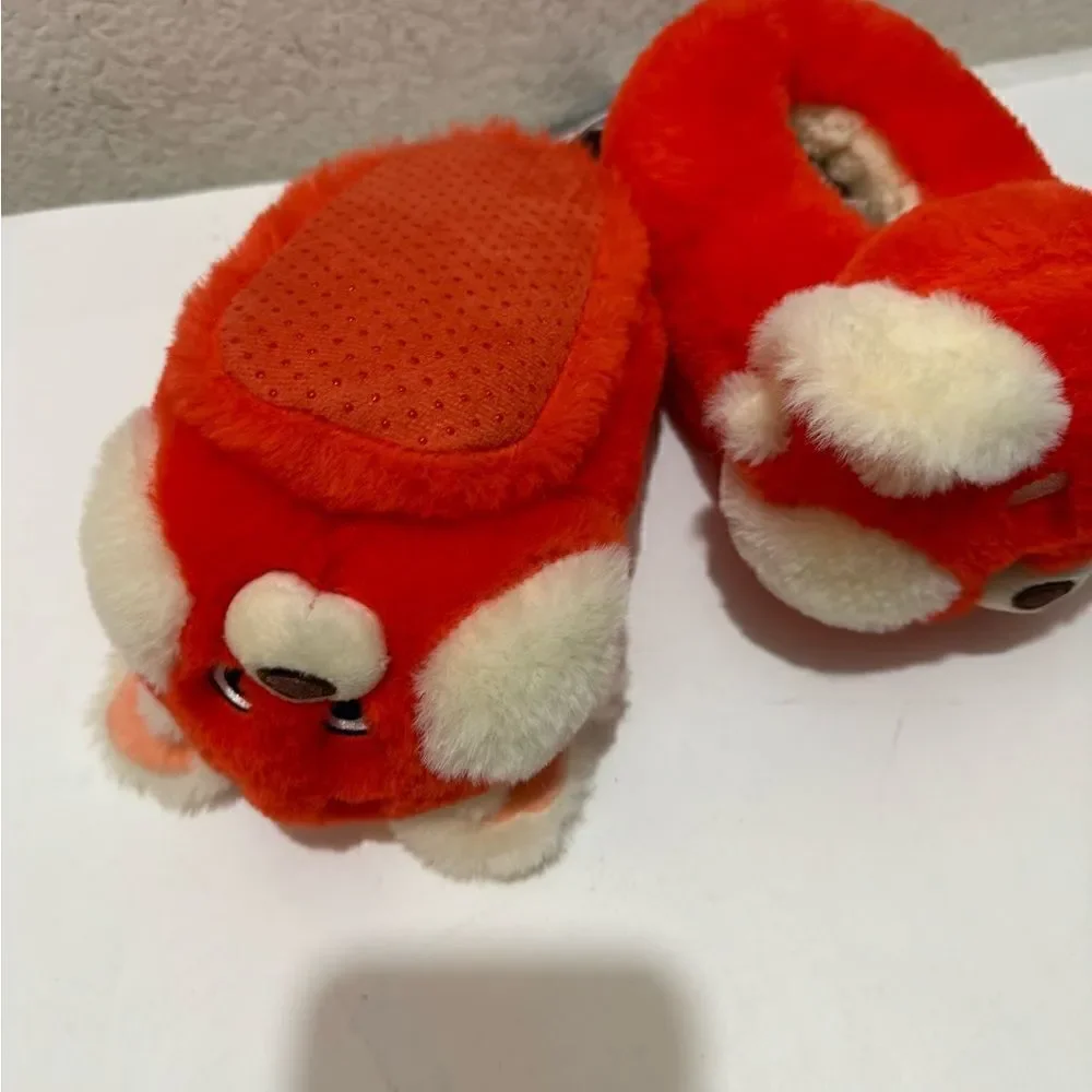 Disney Toddler Turning Red Panda Slippers Size 7/8 us 23-24 EUR